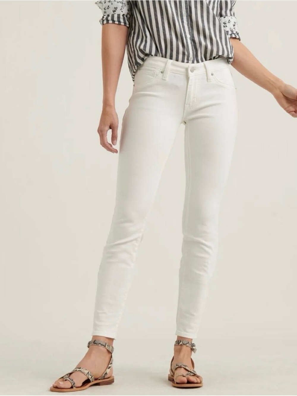 Lucky Brand White Lolita Skinny Jeans